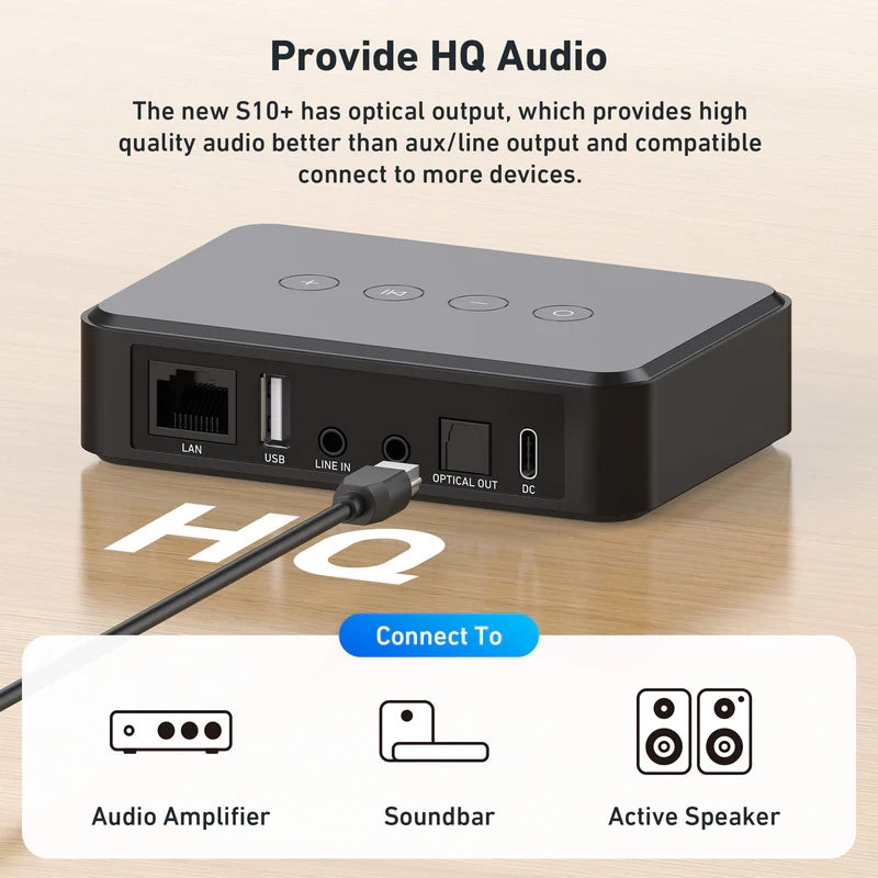 S10+ WiFi Music Streamer