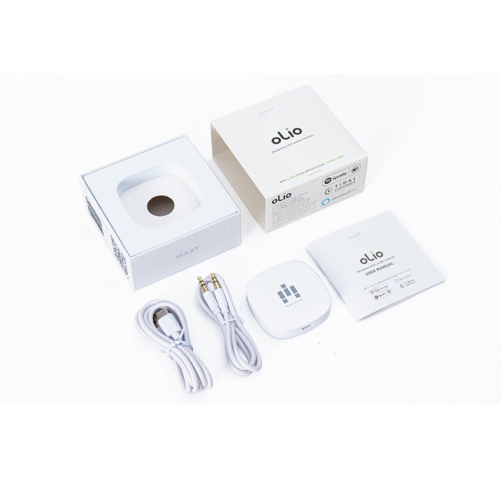 Olio AirPlay2 wireless wifi bluetooth audio receiver player Qplay music box Alexa, Siri,Google ,Assistant,AmazonMusic, Tidal