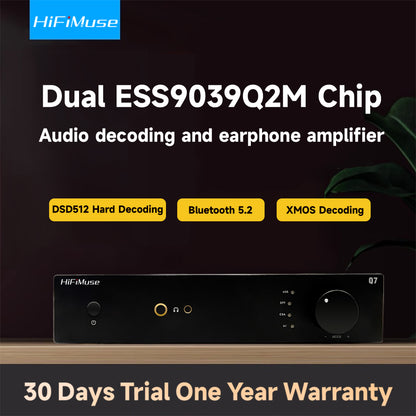 HiFiMuse Q7 Bluetooth 5.2 Transmitter and Receiver