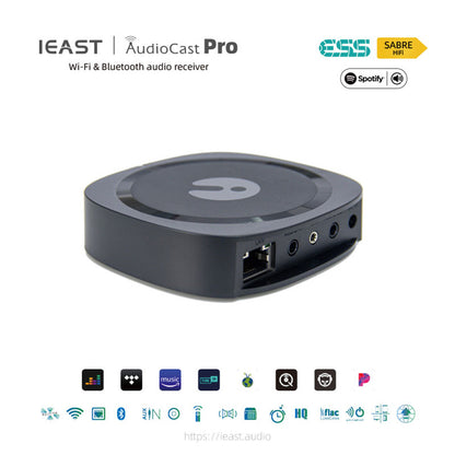 IEAST AudioCast Pro M50 Wireless WiFi audio receiver multi room airplay Bluetooth 5.0 music box hifi system Tadil tidal pando