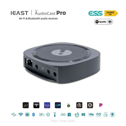 IEAST AudioCast Pro M50 Wireless WiFi audio receiver multi room airplay Bluetooth 5.0 music box hifi system Tadil tidal pando