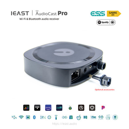 IEAST AudioCast Pro M50 Wireless WiFi audio receiver multi room airplay Bluetooth 5.0 music box hifi system Tadil tidal pando