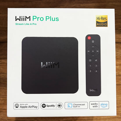 WiiM pro plus AirPlay2 Receiver, Chromecast Audio, WiFi Multiroom Streamer, Alexa, Siri,Google Assistant,Spotify, AmMusic