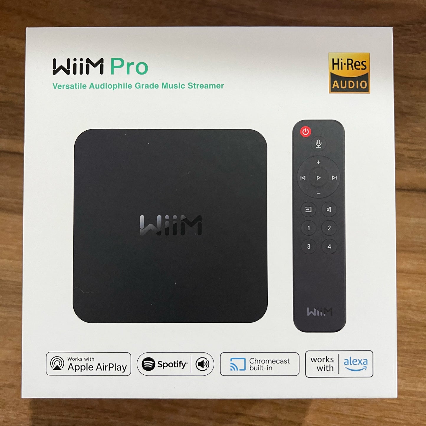 WiiM pro plus AirPlay2 Receiver, Chromecast Audio, WiFi Multiroom Streamer, Alexa, Siri,Google Assistant,Spotify, AmMusic