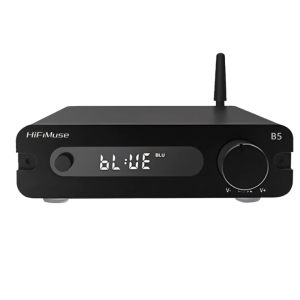 HiFiMuse B5 Bluetooth 5.0 Transmitter and Receiver, Power 150W*2, Decoding Chip ESS9018K2M